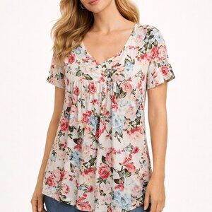 Floral Print Women's Top